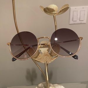 Miu miu round crystal sunglasses
